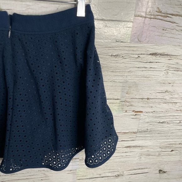 Puella blue skirt lace mini a line size 36 Anthropologie - Picture 12 of 12